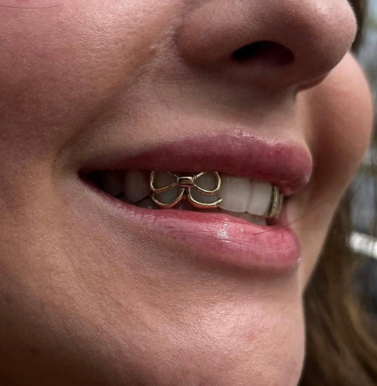 Bow Tie Design Custom Made Grillz