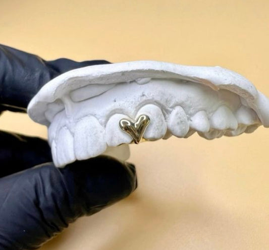 Mini Heart Gap Filler Custom Made Grillz